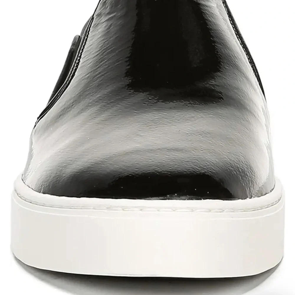 NEW Vince Garvey Slip On Black Leather FREE SHIPPING - Picture 3 of 9